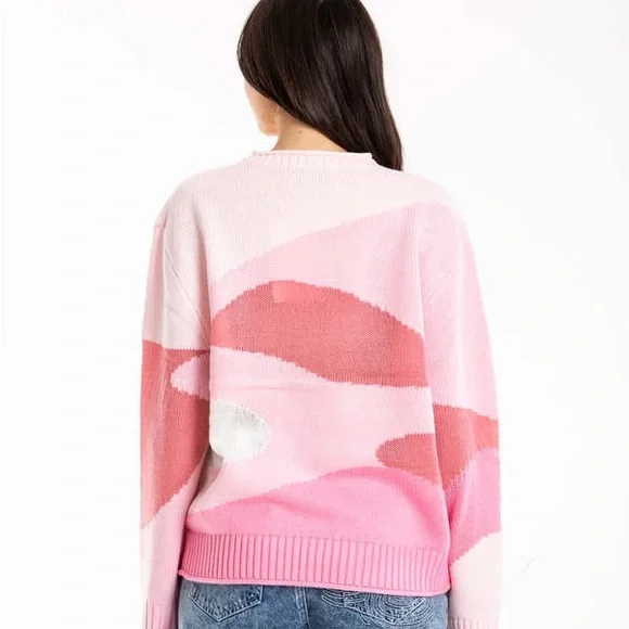 The Paris Landscape sweater in Pink by House Of Sunny - Picture 2 of 4